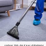 How To Clean Sticky Carpets